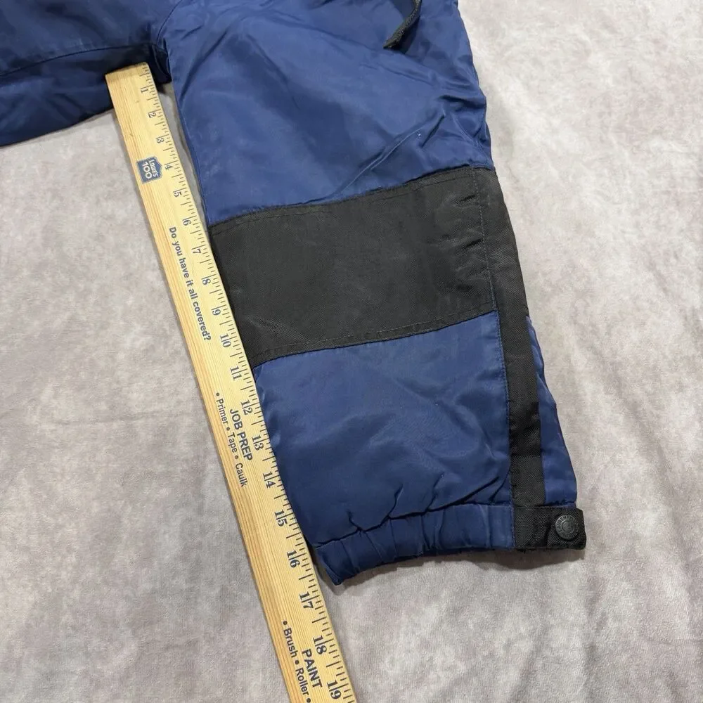 Vintage Polo Sport Snowsuit Size 4T Blue Ralph Lauren Puffer Zip Up Belted